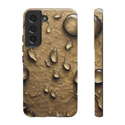Water Droplets Design Tough Phone Cover, Water Drops Phone Case, IPhone/Samsung