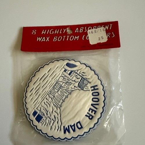 Vintage Hoover Dam Coasters Set NEW - Picture 2 of 3