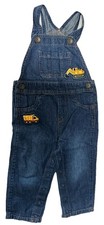 Vintage Excavator Trucks Denim Overalls Baby 12-18 Months The Children's Place
