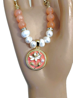 4-PC Freshwater Pearl & Natural Mashan Jade Set & 925 Sterling Silver Earrings