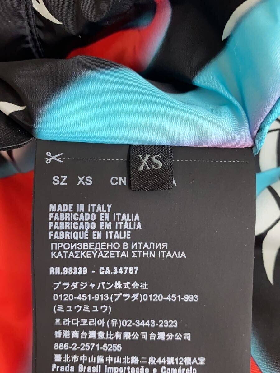 PRADA Fire Pattern Down Jacket XS Multicolor All … - image 4