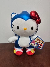 METALLIC BLUE SONIC x HELLO KITTY 12" PLUSH 2017 SDCC EXCLUSIVE NIB - Toynami