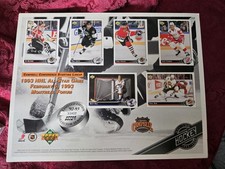 Upper Deck Xlg Card Nhl 1993 All Star Game Numbered & Hockey The Basics Book Lot
