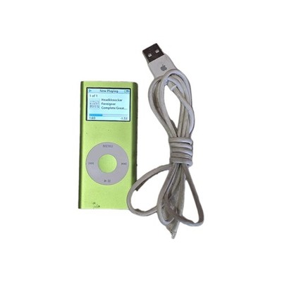 Green Apple Ipod Nano 2nd Gen 4GB A1199 Works Tested W/ Music