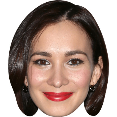 Celina Jade (Lipstick) Celebrity Mask, Flat Card Face, Fancy Dress Mask