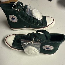 Converse Chuck Taylor All Star Hi Green Envy White A11983C Youth 5 Women's 7