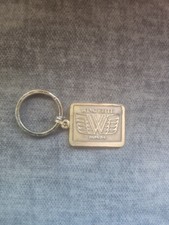 Vintage HONDA WING ELITE Keychain Fob Minneapolis MN w/ brass ring Collector