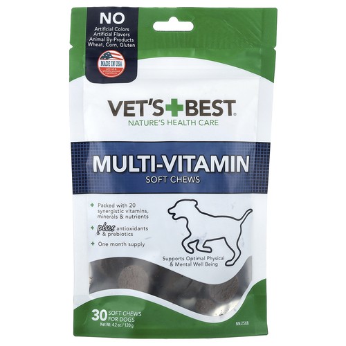 Multi-Vitamin Soft Chews, For Dogs, All Sizes, 30 Soft Chews, 4.2 oz (120 g)
