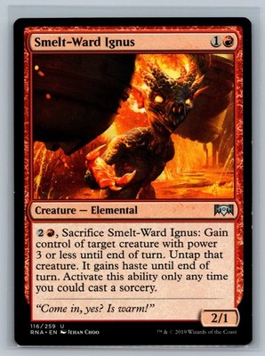 Magic MTG Ravnica Allegiance Smelt-Ward Ignus #116/259 TCG CCG