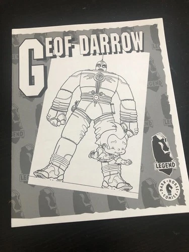 Dark Horse Comics BIG GUY & RUSTY THE BOY ROBOT - Geoff Darrow - 1995 - 4 pages