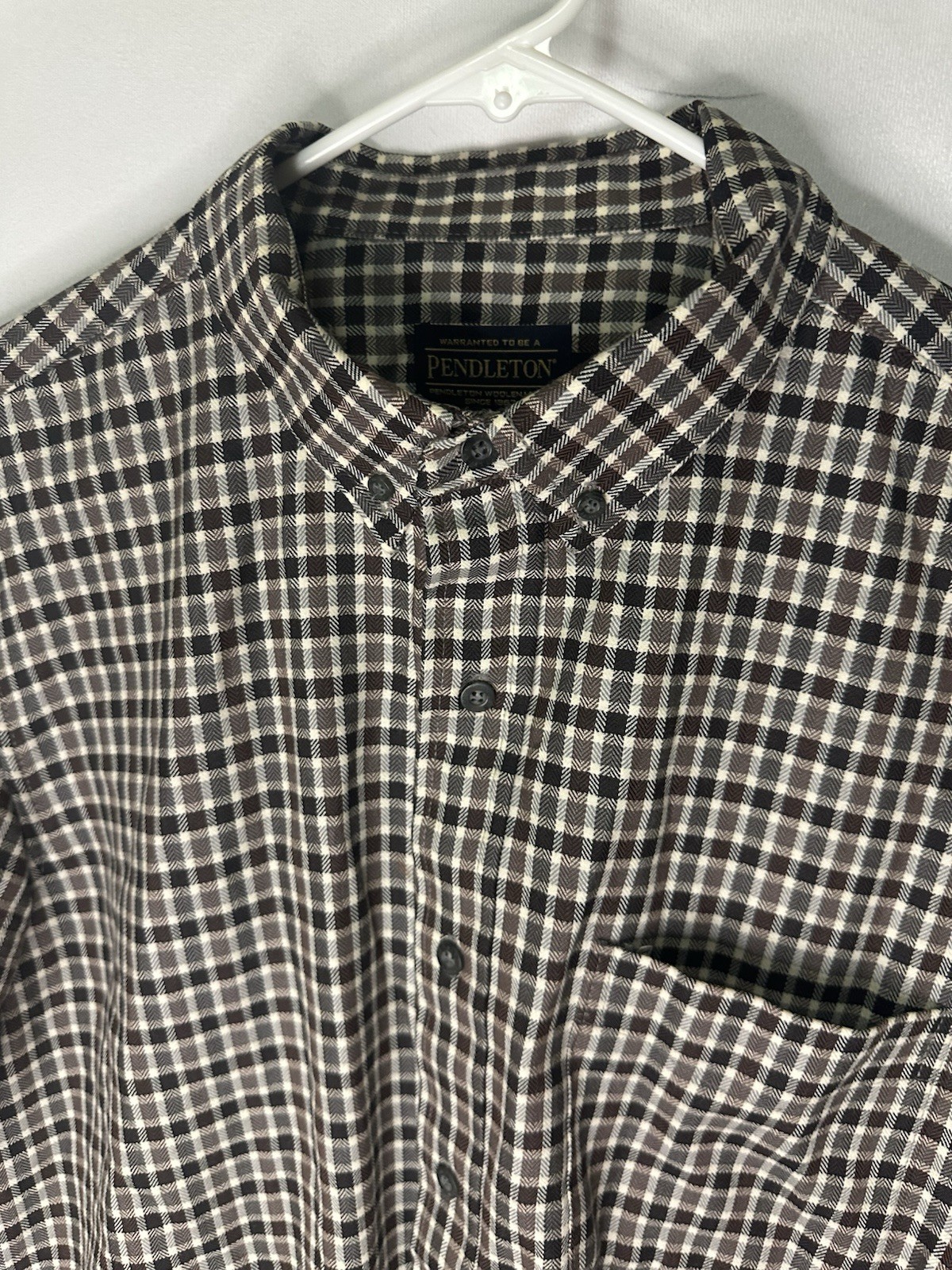 Pendleton Button Down Shirt Mens Large 100% Virgi… - image 1