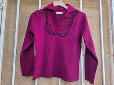Women's Turtleneck Long sleeves Sweater, New with tags, Red Size M, Stretch