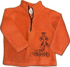  Y2K Tigger 1/4 Zip Pullover Orange 3/6M