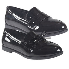 Ladies Loafers Shoes Slip On School Work Smart Cushioned Comfy Girls Womens Size