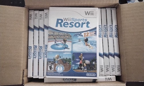 Lot of 19 Nintendo Wii Resort Cases (No Game, Manual Only)
