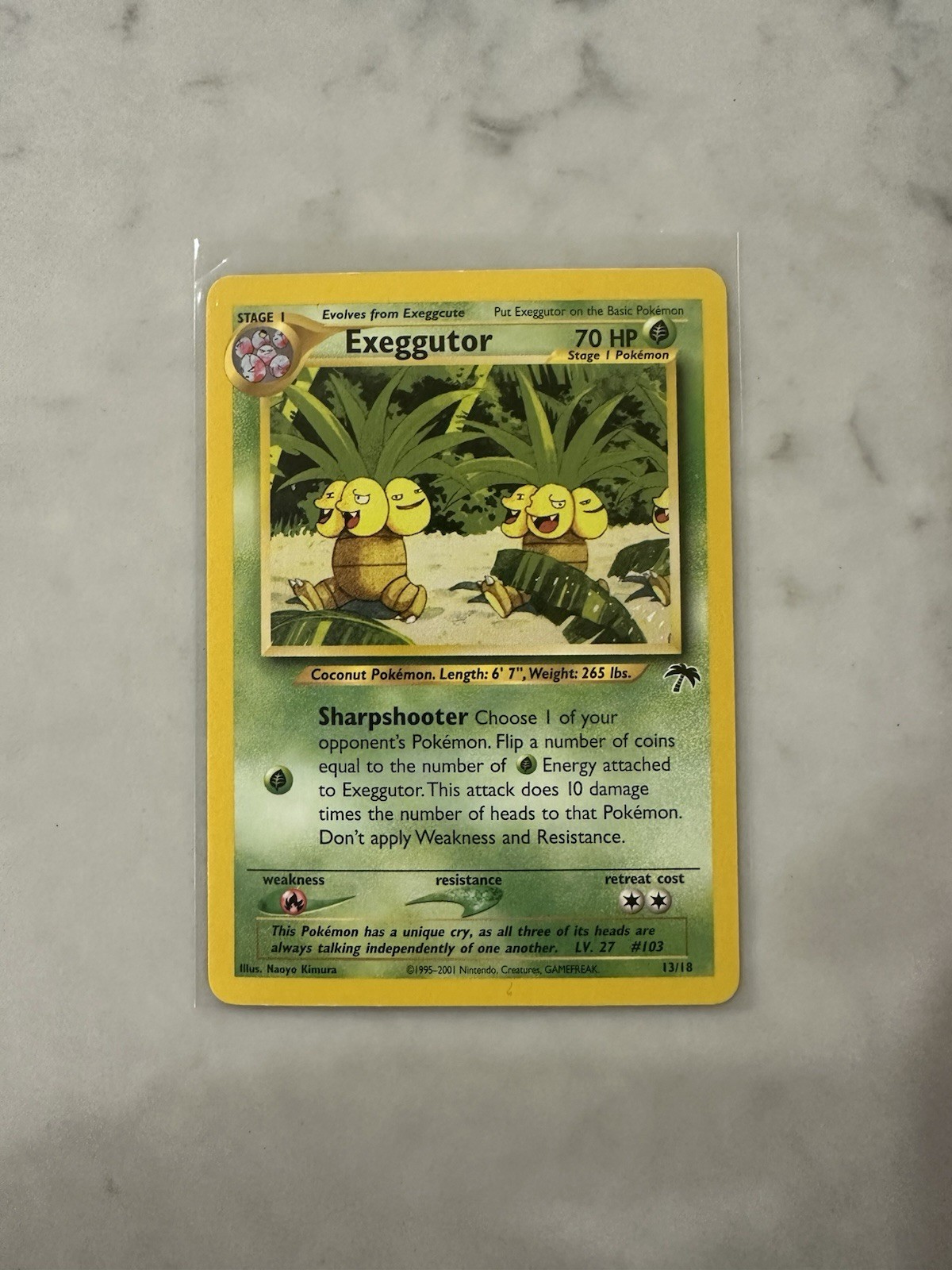 Exeggutor  13/18 Southern Islands Promo, Near Mint Condition