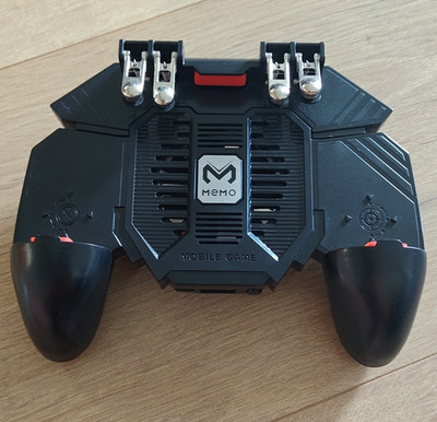 MEMO Mobile Game Controller Trigger-Grip mit Trigger-Tasten, USB, Schwarz