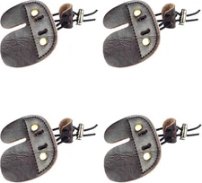 4 Pack Leather Archery Finger Tabs Guard for Shooting... 