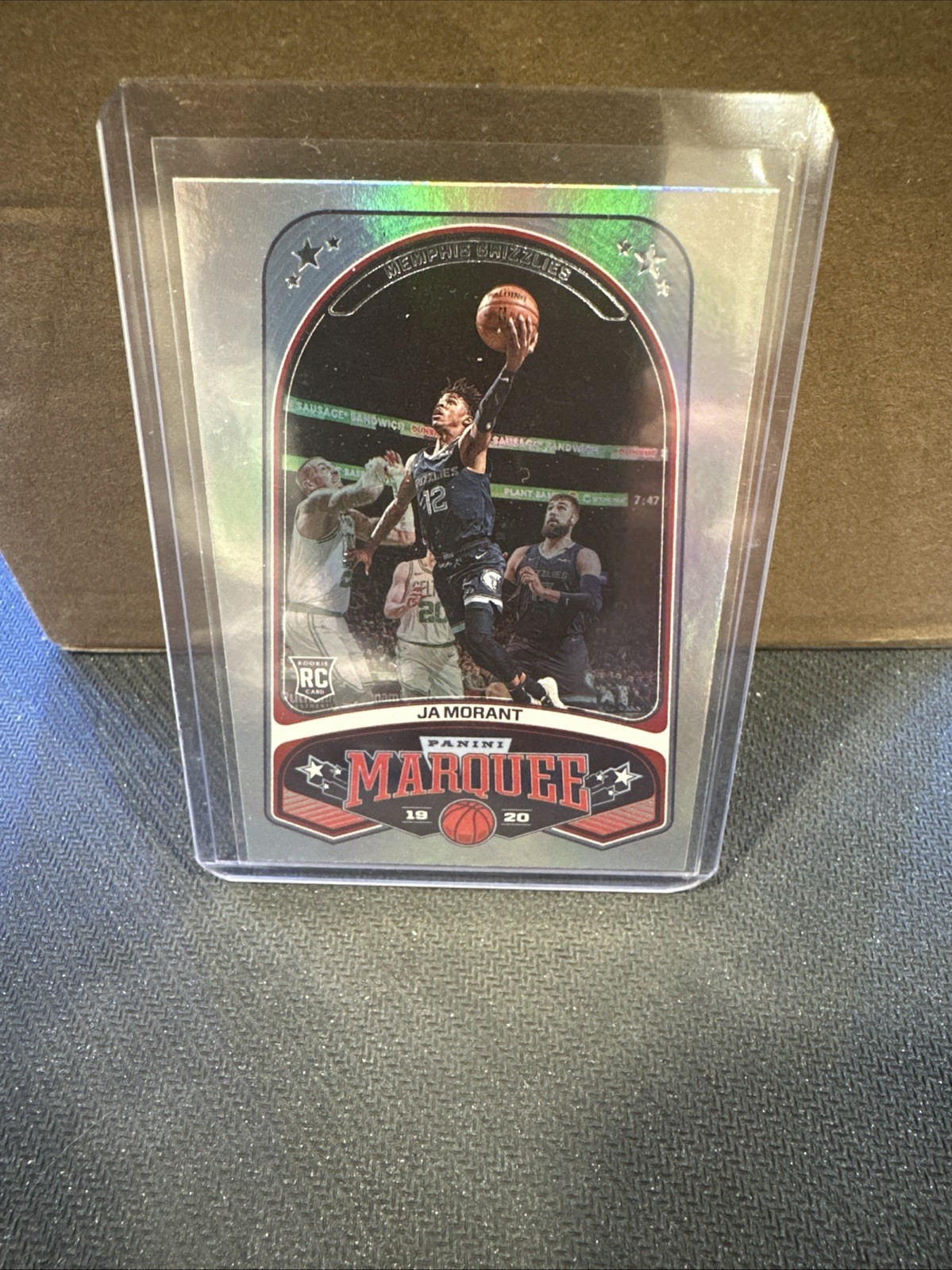 JA MORANT 2019 - 20 PANINI CHRONICLES MARQUEE RC #253 GRIZZLIES