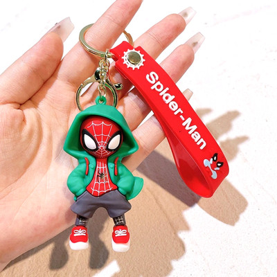 Cartoon Spider-Man Marvel Superhero Keychain Pendant Keyholder Décor Gift NEW