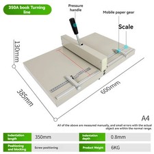 Manuelle Faltmaschine A3 A4 Dickes Papier Faltmaschine 460 Foto Grußkarte
