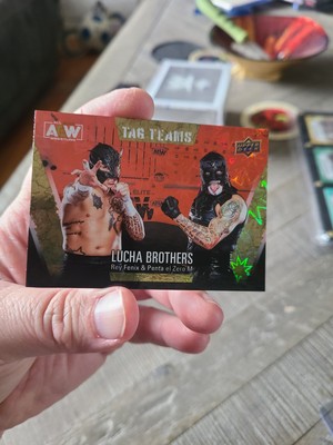 2021 AEW Lucha Brothers Bros Dynamite Gold Pyro SP Penta Rey Fenix Pentagon WWE
