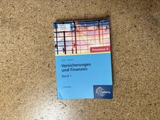 EUROPA Lehrmittel Versicherungen Und Finanzen Band 1 Neuwertig 7. Auflage