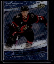 2022-23 Upper Deck Ice #196 Cole Reinhardt Ice Premieres Blue #/399