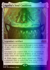 MTG Agatha's Soul Cauldron (242p/200) Wilds of Eldraine Promos LP FOIL