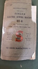 Singer Sewing Machine Instruction Manual 66-6 (locR8e s7)