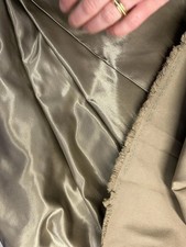 J R Scott Heavy 100% Silk Mink Taupe With A Sheen #1065