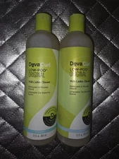 DevaCurl Low Poo Original Mild Lather Cleanser 12 Fl Oz Lot Of 2