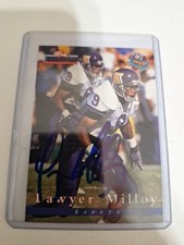 Lawyer Milloy Autograph Card