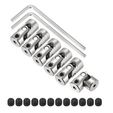 6Pcs 2mm to 2.3mm ID Steering Universal Joint Shaft Coupling for Model Car Ship