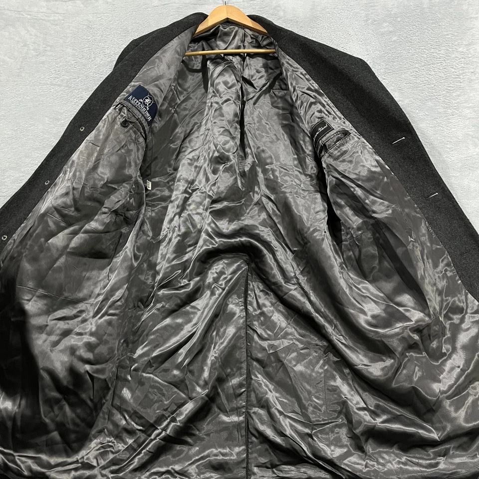 Abrigo de lana de cachemir vintage Kuppeheimer Peacoat para hombre 48 Inglaterra dinero antiguo años 90 Foto 4 de 4