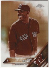 2016 Topps Chrome DAVID PRICE Insert SEPIA REFRACTOR Parallel Card RED SOX