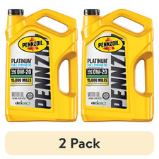 (2 pack) Pennzoil Platinum Full Synthetic 0W-20 Motor Oil, 5 Quart 47.94 per gallon