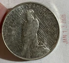 💥💥 1923 D US PEACE DOLLAR, AU  ⭐SILVER COIN. COMBINE SHIPPING!!!