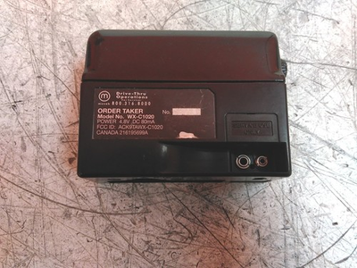 #ad #ad Defective Panasonic Muzak WX C1020 Order Taker No Battery AS IS $61.00
