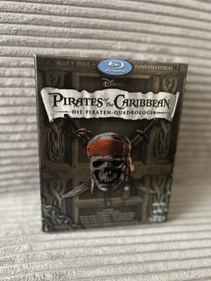 Fluch Der Karibik Quadrologie Blu Ray 1-4 Bonus Disc Johnny Depp