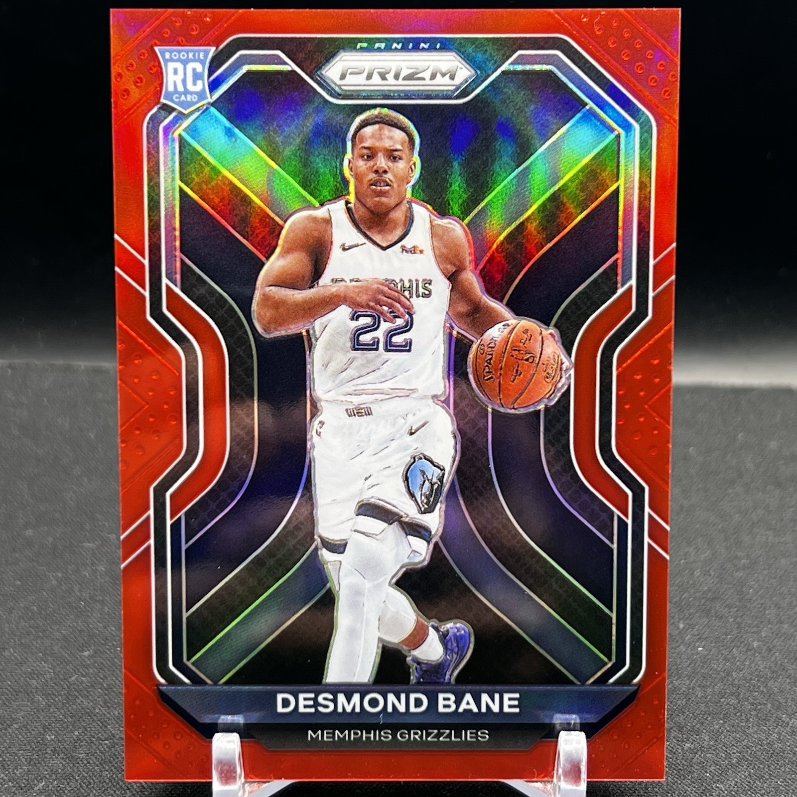 2020-21 Panini Prizm - Desmond Bane Rookie #297 Red Prizm /299 (RC) Grizzlies