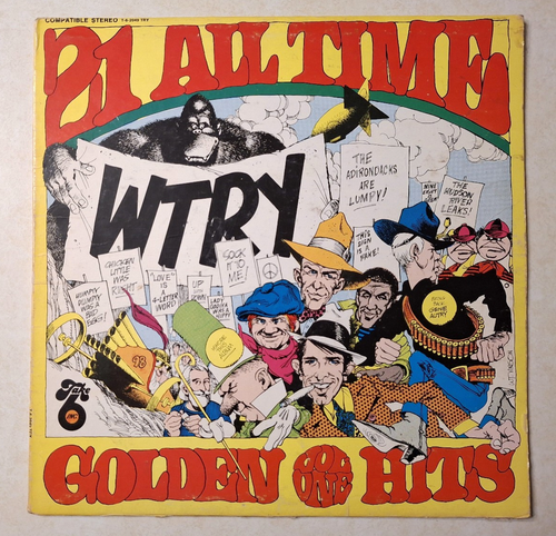 Vintage WTRY 980 AM Troy NY 21 All Time Golden Hits Vinyl LP 1970s ...