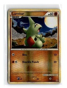 Pokemon tcg Unleashed #51/95 Larvitar (51) Common