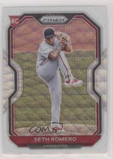 2021 Panini Prizm Tier III White Wave Prizm Seth Romero #227 0b3