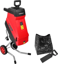 Powersmart 120V 15A Corded Electric Wood Chipper, Shredders with 45Mm Branch Cap