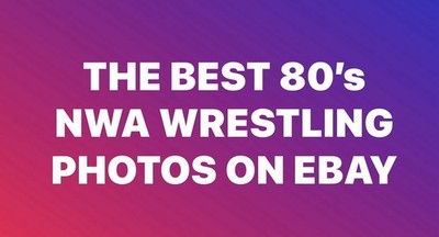 VINTAGE  80 s PRO WRESTLING PHOTOS Best On eBay! Click See Sellers Other Items