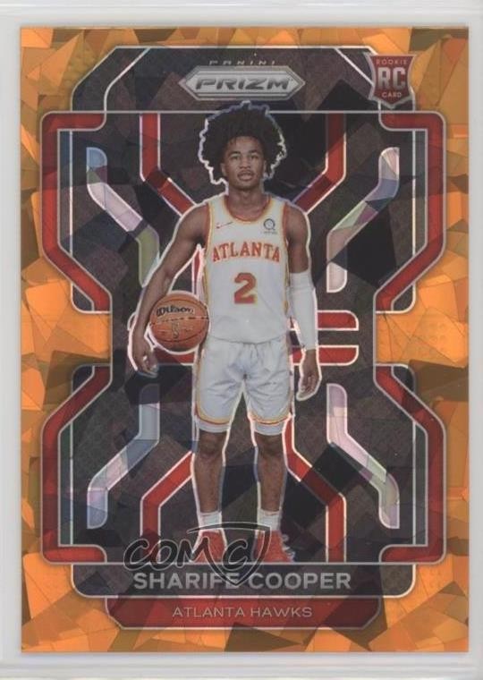 2021-22 Panini Prizm Orange Ice Prizm Sharife Cooper #280 Rookie RC 08aq