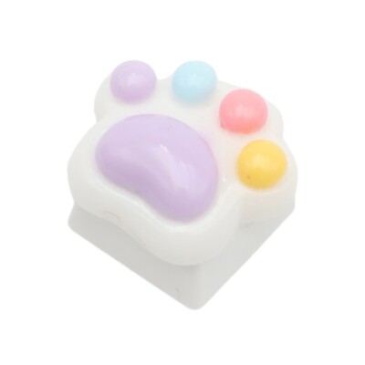 Resin Keycap Kitten Claw Keycaps for Mechanical Keyboards Unique Decoration