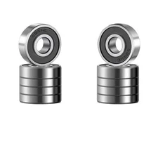 10PCS 606 2RS Double Rubber Sealed Steel Miniature deep Groove Ball Bearings