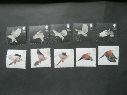 Birds Used Great Britain Commemorative Stamps (2000s)